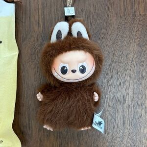 Brown Pin for Love “L” Labubu